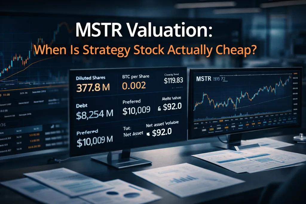 MSTR Valuation When Is MSTR Actually Cheap